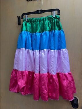 Fiesta Gypsy Folkloric Dance Skirt size small -handmade